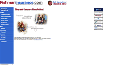 Desktop Screenshot of fishmaninsurance.com